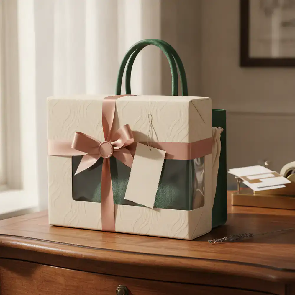 A beautifully packaged BoldGuide Fashion handbag ready for delivery